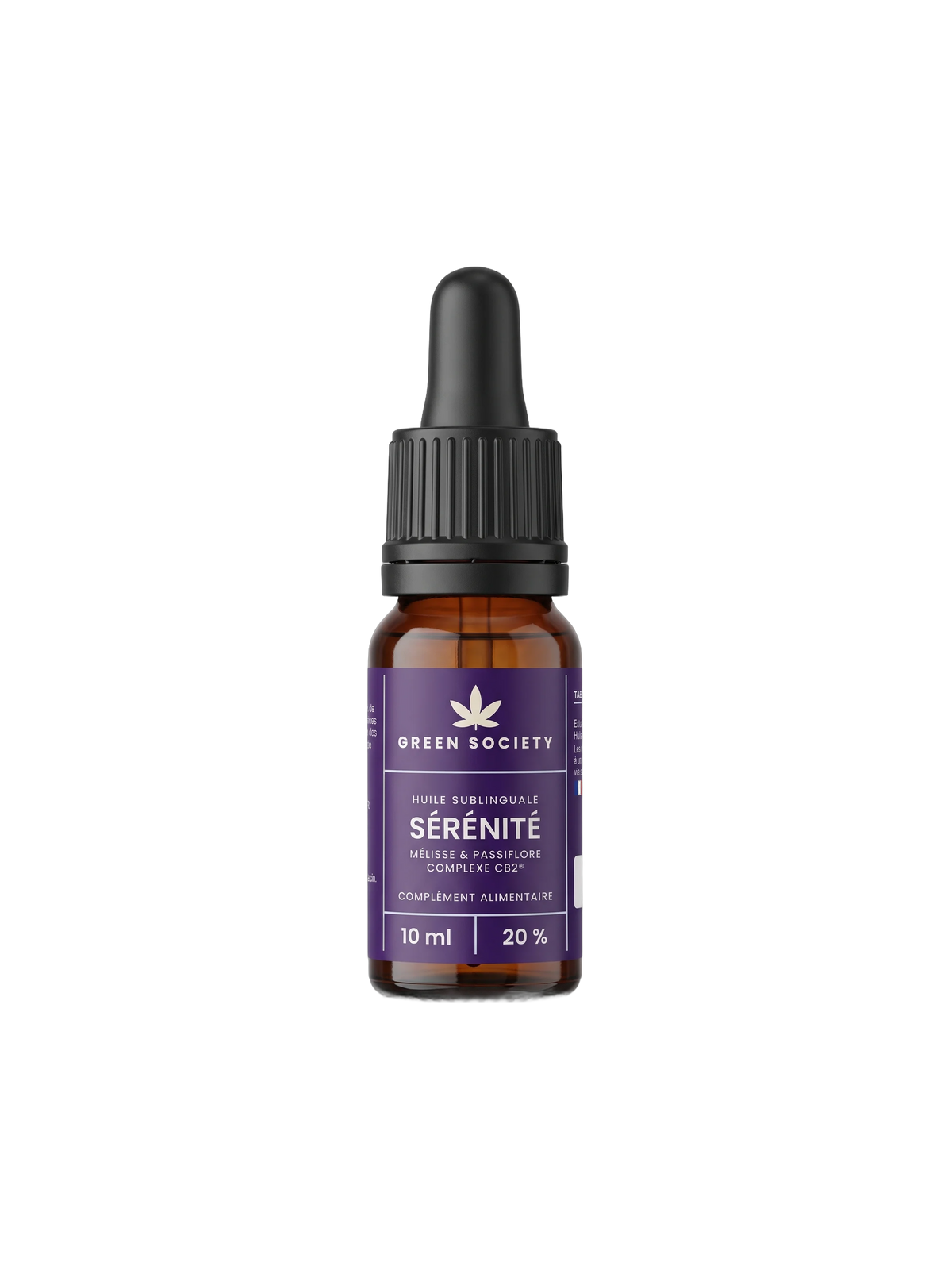 Huile Sérénité 20 % Complexe CB2®, flacon 10 ml – Green Society