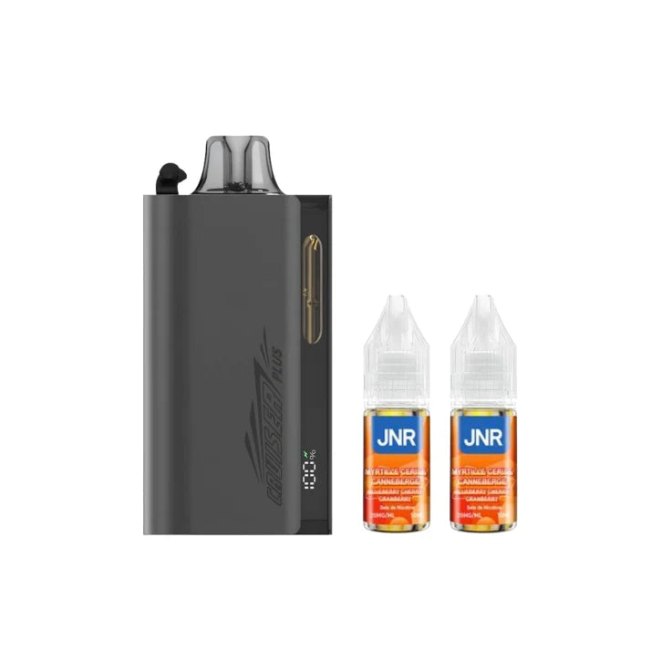 Puff rechargeable JNR Cruiser Plus 37k Blueberry Cherry Cranberry avec 2 recharges 10 ml